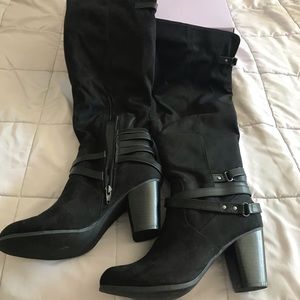 Madden Girl over the knee boot black size 9.5